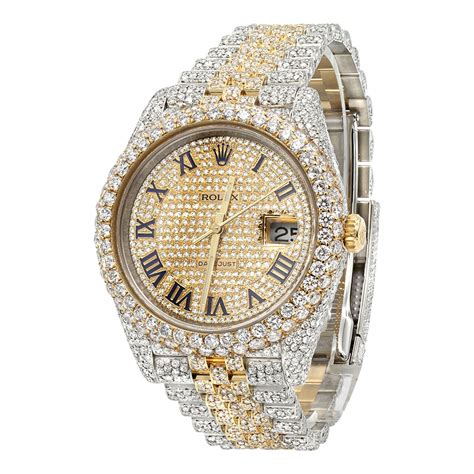 massive gold fake diamond mens watch|real watch vs fake watch.